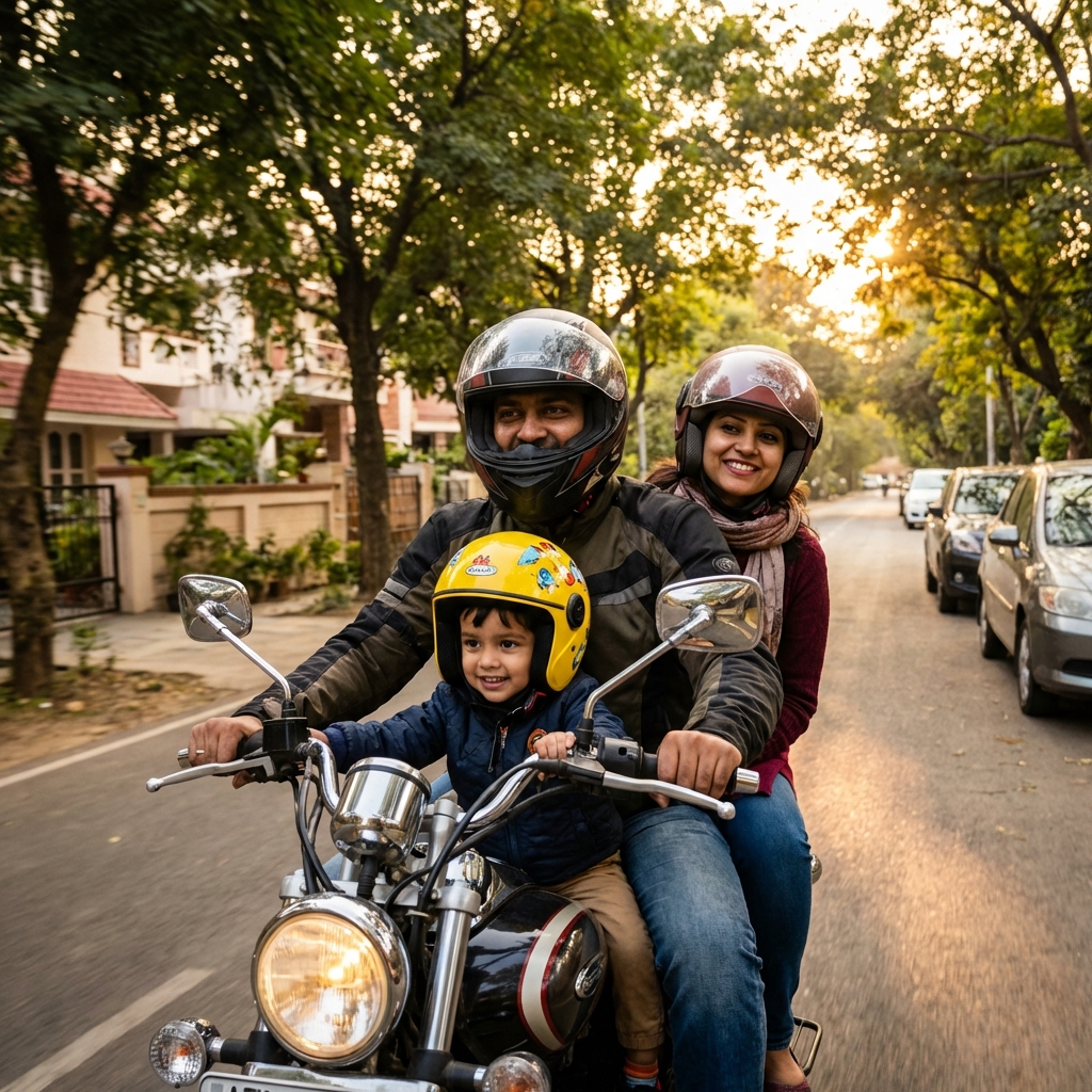 Helmet awareness campaign